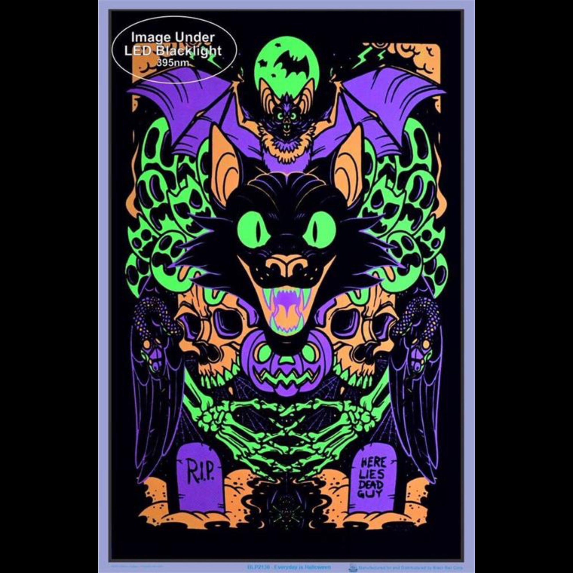 Always Halloween Blacklight Poster